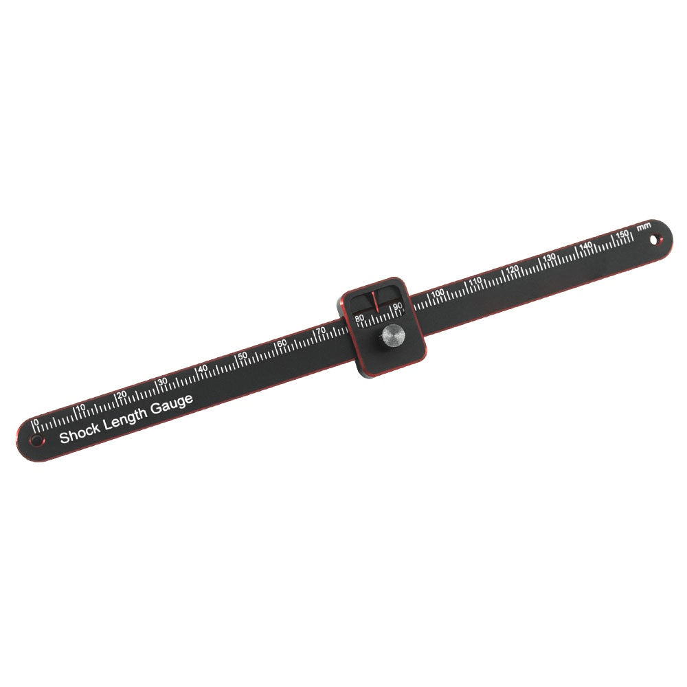 Powerhobby Aluminum Shock Length Gauge 0-150mm Red