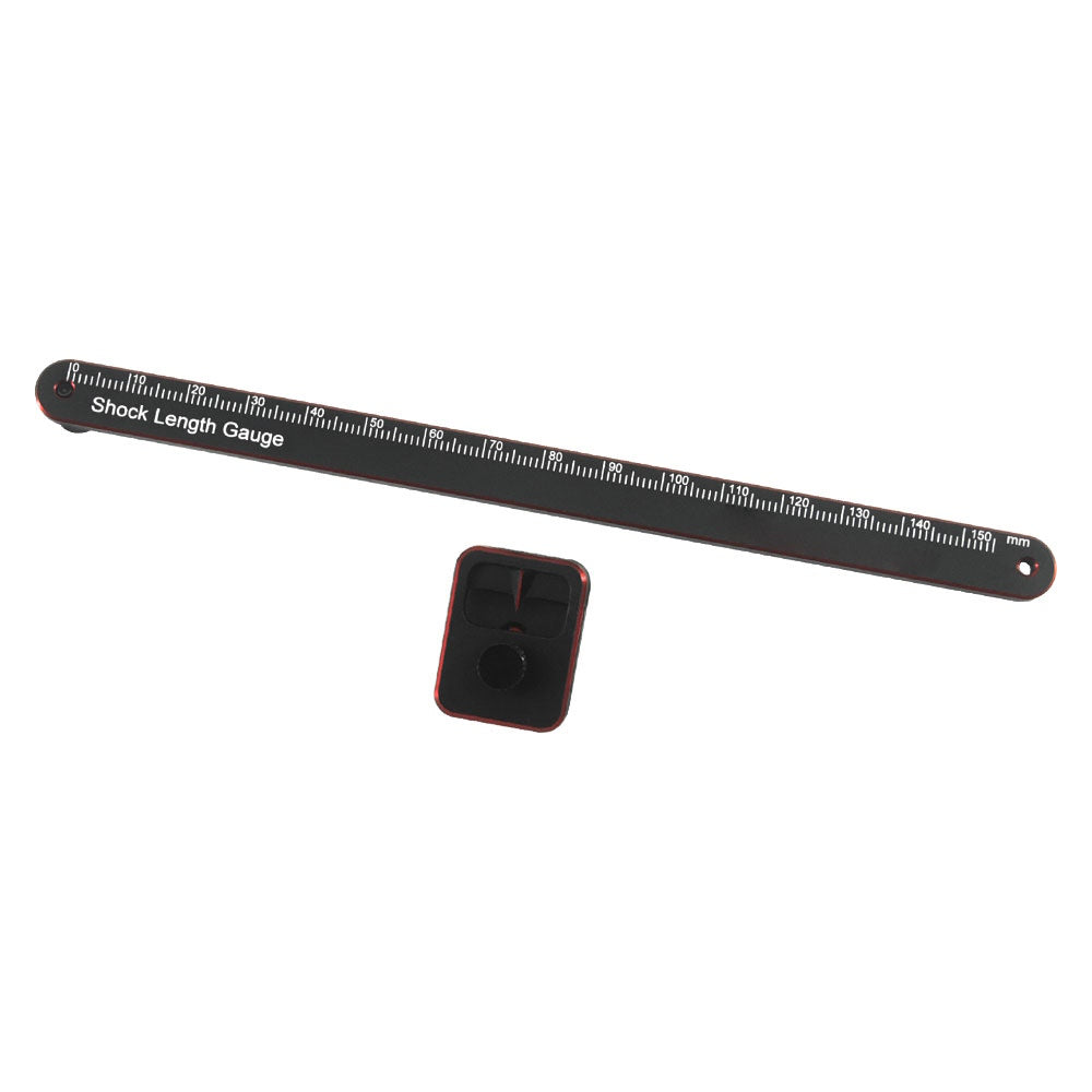 Powerhobby Aluminum Shock Length Gauge 0-150mm Red