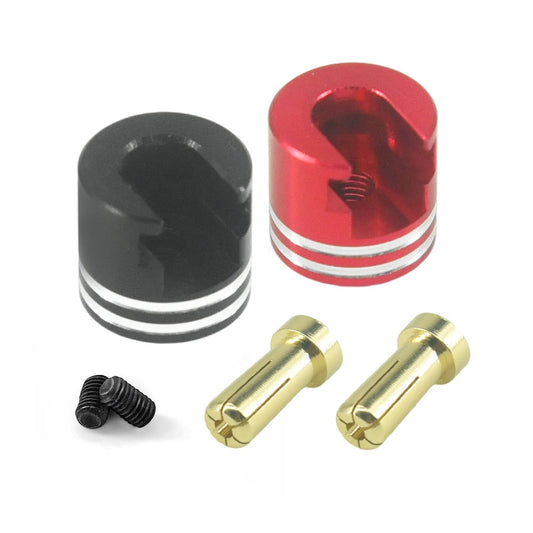 Powerhobby Heatsink Bullet Plug Grips w 5mm Bullets Low profile 14mm