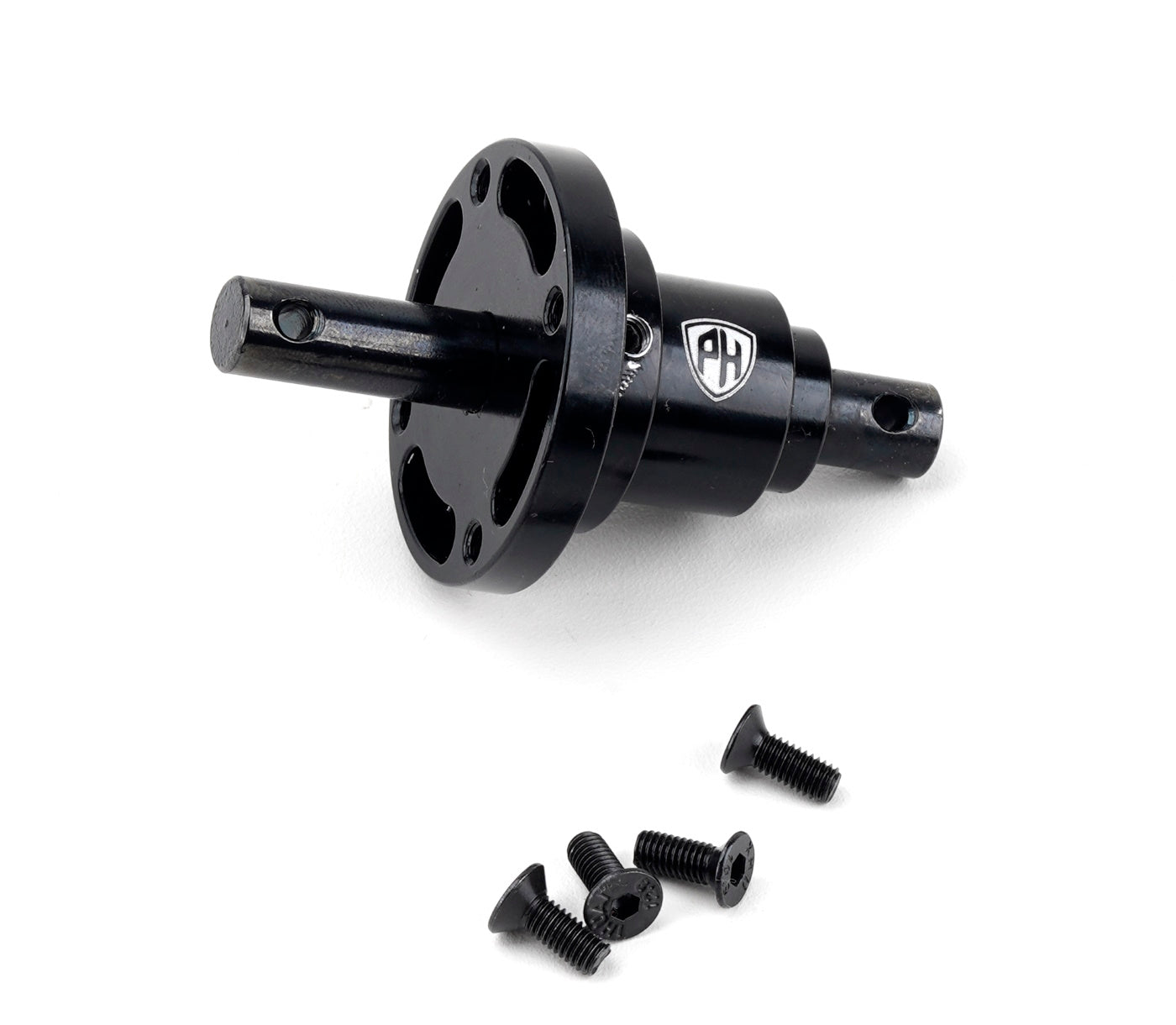 Powerhobby Aluminum Differential Locker Spool Black FOR Traxxas MAXX