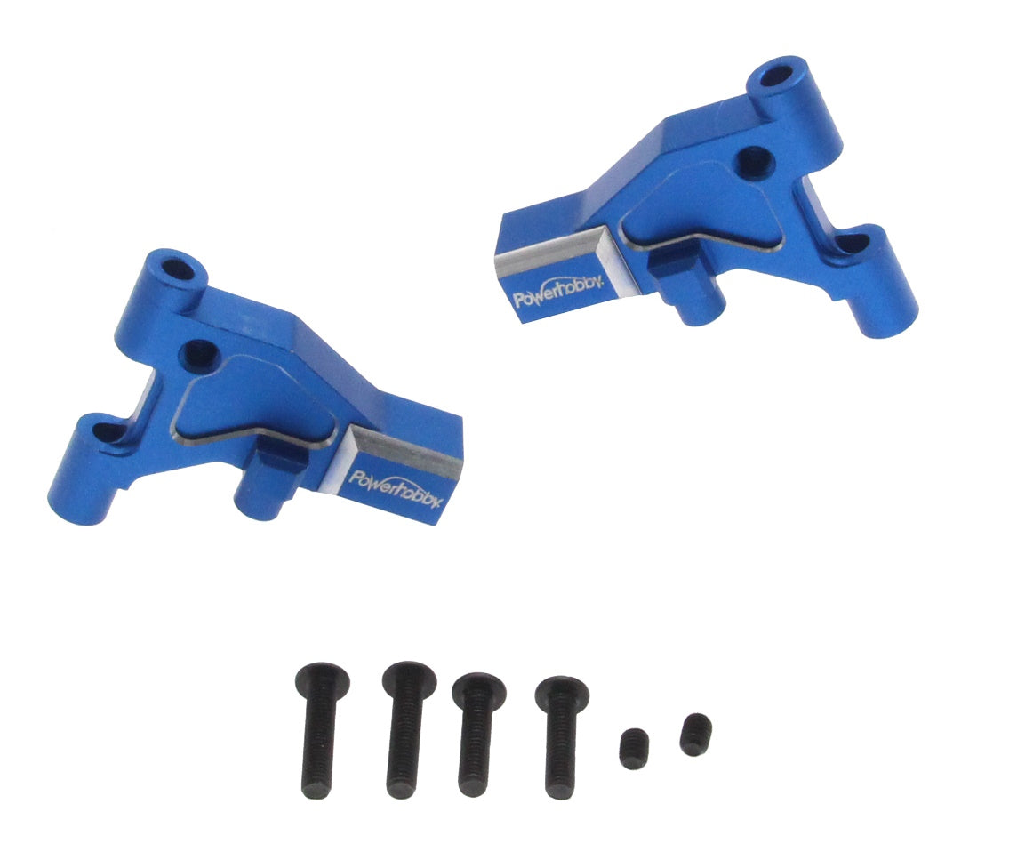 Powerhobby Aluminum Front Lower Suspension Arms Blue FOR Traxxas 4-Tec Drift