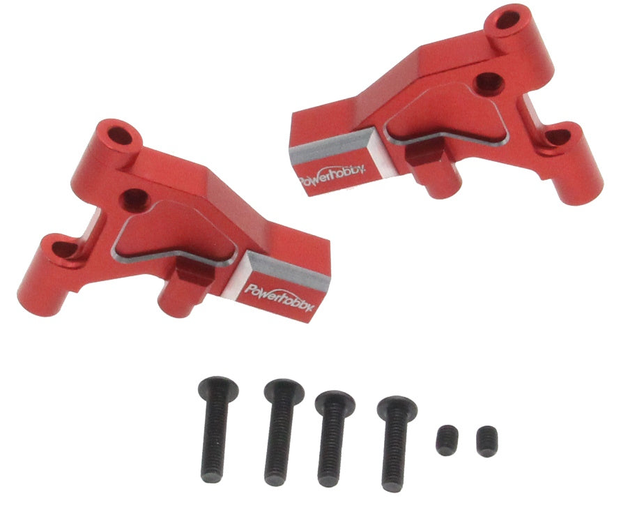 Powerhobby Aluminum Front Lower Suspension Arms Red FOR Traxxas 4-Tec Drift