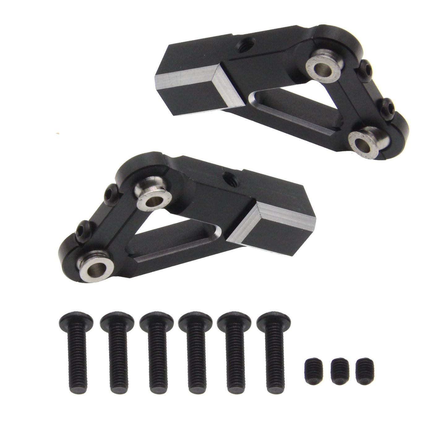 Powerhobby Aluminum Front Upper Suspension Arms Black FOR Traxxas 4-Tec Drift