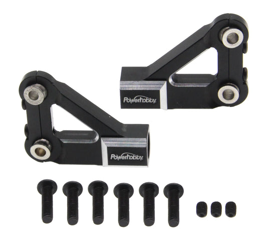 Powerhobby Aluminum Front Upper Suspension Arms Black FOR Traxxas 4-Tec Drift