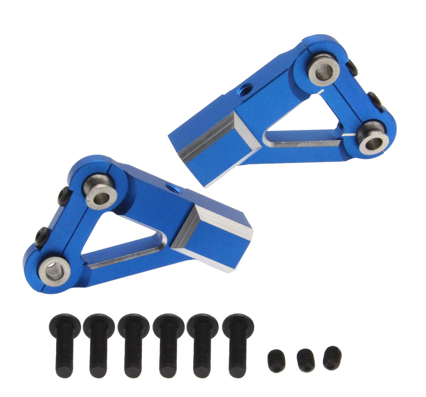 Powerhobby Aluminum Front Upper Suspension Arms Blue FOR Traxxas 4-Tec Drift