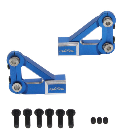 Powerhobby Aluminum Front Upper Suspension Arms Blue FOR Traxxas 4-Tec Drift