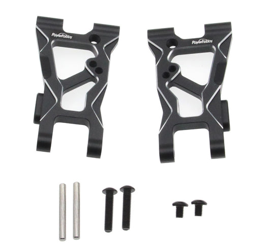 Powerhobby Aluminum Rear Lower Suspension Arms Black FOR Traxxas 4-Tec Drift