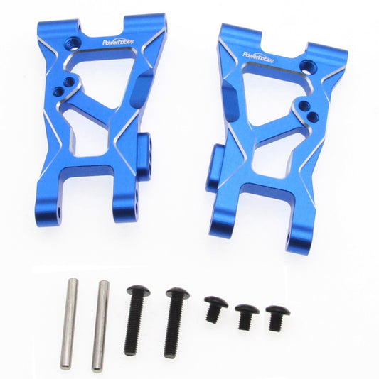 Powerhobby Aluminum Rear Lower Suspension Arms Blue FOR Traxxas 4-Tec Drift