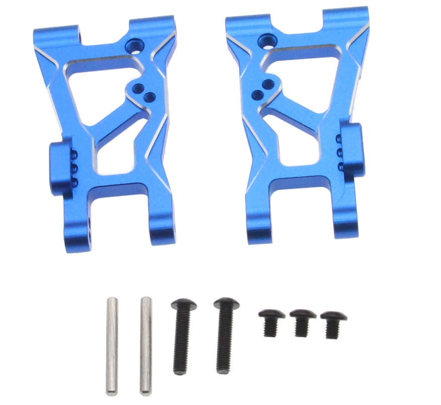 Powerhobby Aluminum Rear Lower Suspension Arms Blue FOR Traxxas 4-Tec Drift