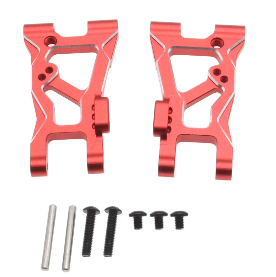 Powerhobby Aluminum Rear Lower Suspension Arms Red FOR Traxxas 4-Tec Drift