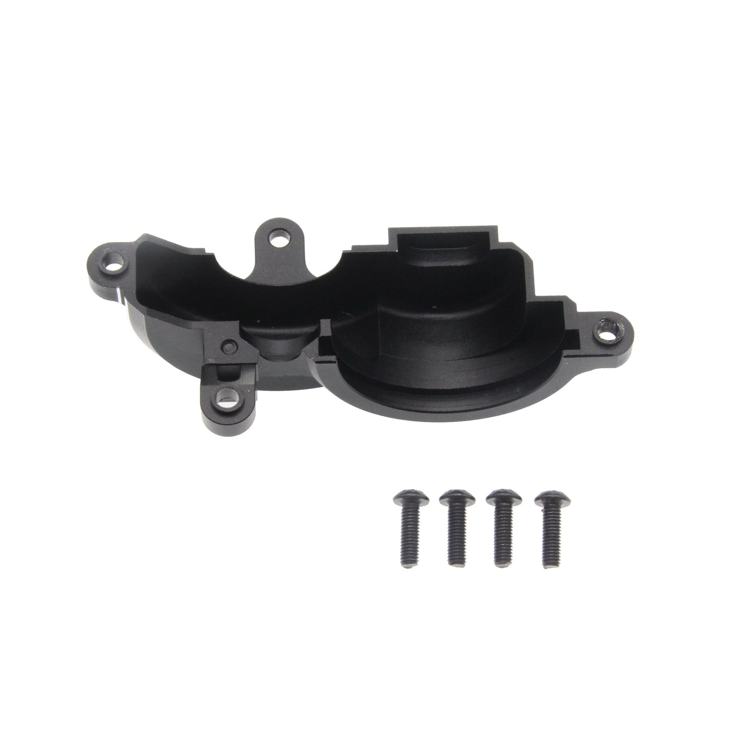 Powerhobby Aluminum Gearbox Cover Black FOR Traxxas 4-Tec Drift