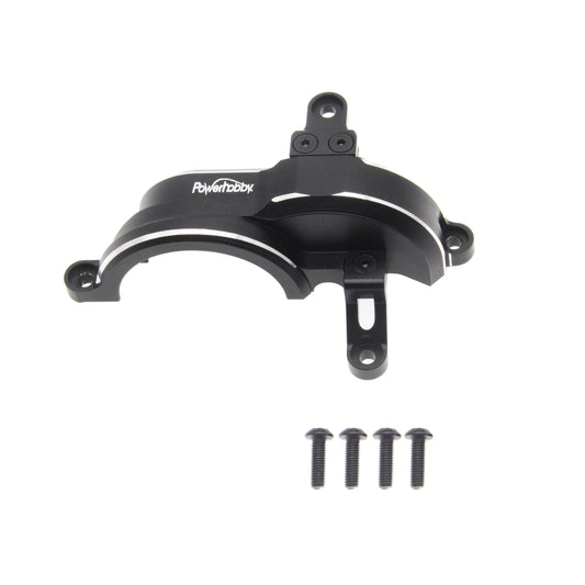 Powerhobby Aluminum Gearbox Cover Black FOR Traxxas 4-Tec Drift