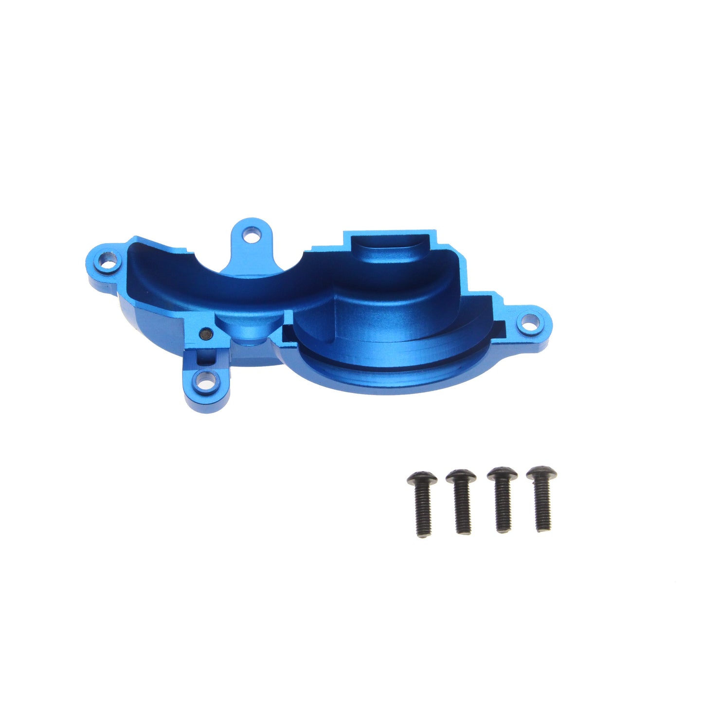 Powerhobby Aluminum Gearbox Cover Blue FOR Traxxas 4-Tec Drift