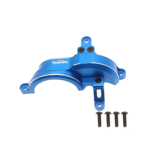 Powerhobby Aluminum Gearbox Cover Blue FOR Traxxas 4-Tec Drift