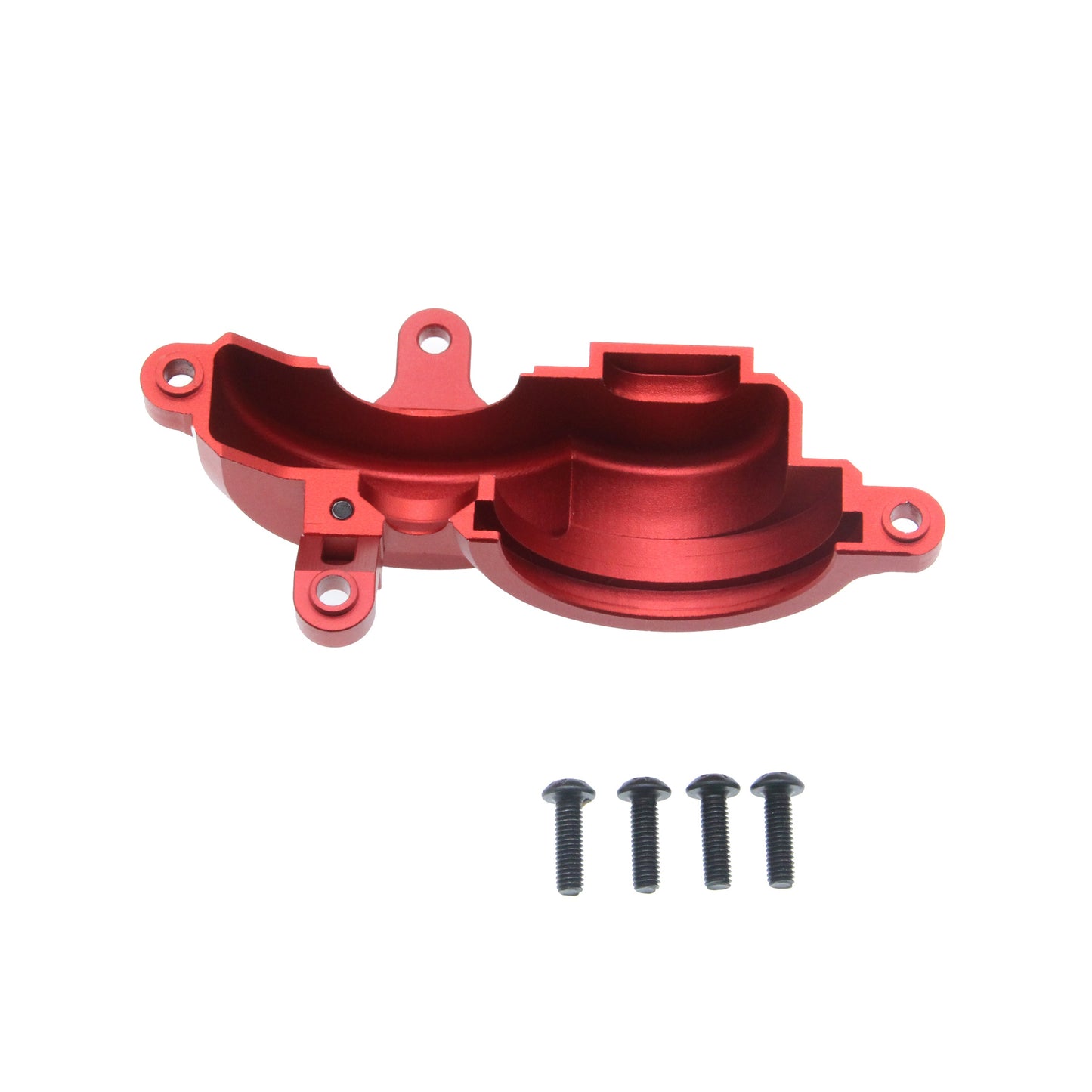 Powerhobby Aluminum Gearbox Cover Red FOR Traxxas 4-Tec Drift