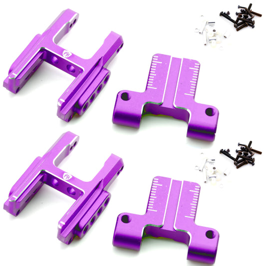 Powerhobby Aluminum Rear Suspension Adjustable Arms Purple MST RMX 2.5