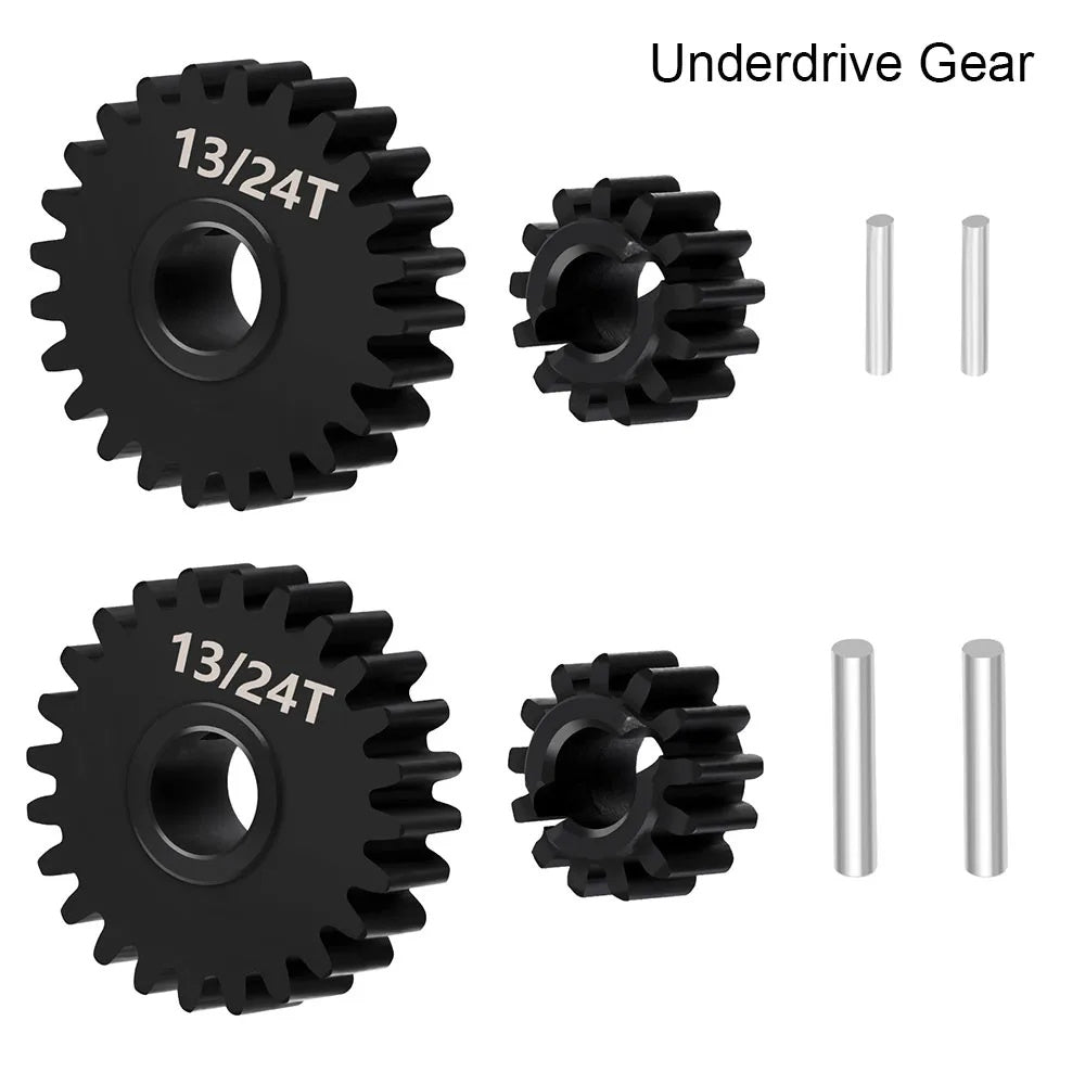 Powerhobby Hardened Steel 13T + 24T Portal Gears Redcat Ascent-18