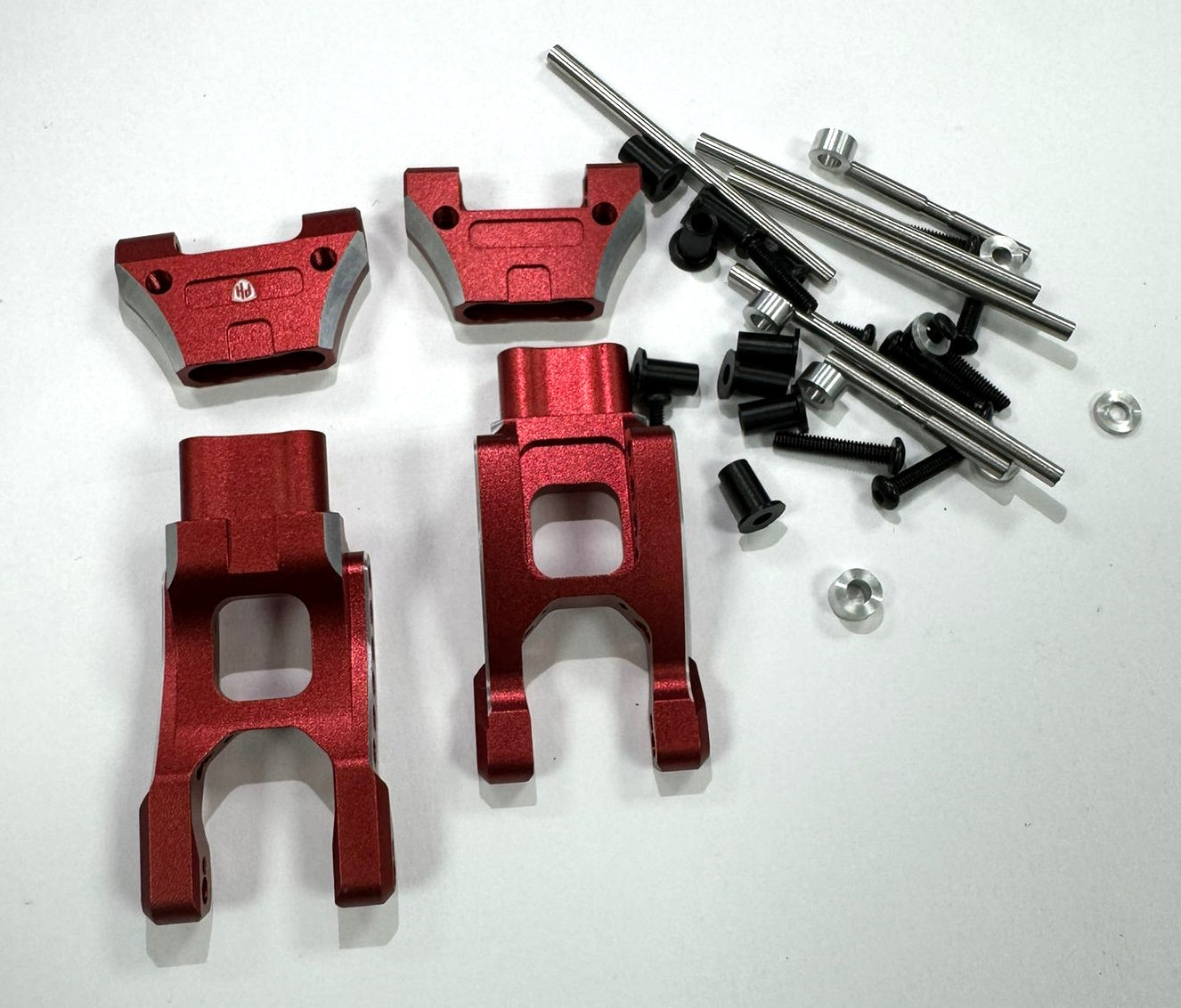 Powerhobby MB Aluminum Adjustable Rear Lower Arms Red MST RMX 2.5 / 2.0