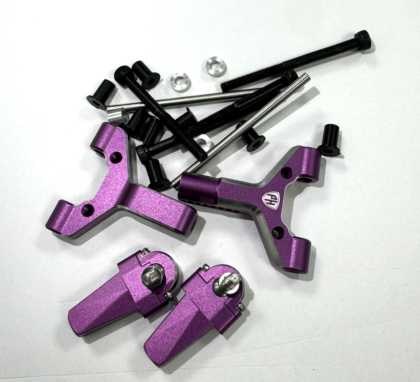 Powerhobby Aluminum Adjustable Front Lower Arms Purple MST RMX 2.5 / 2.0