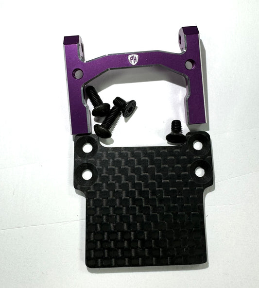 Powerhobby Carbon Fiber Rear ESC Mount Purple MST RMX 2.5