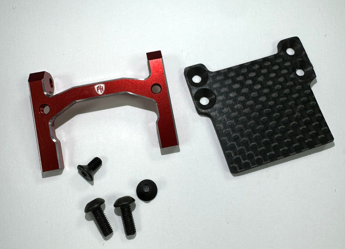 Powerhobby Carbon Fiber Rear ESC Mount Red MST RMX 2.5