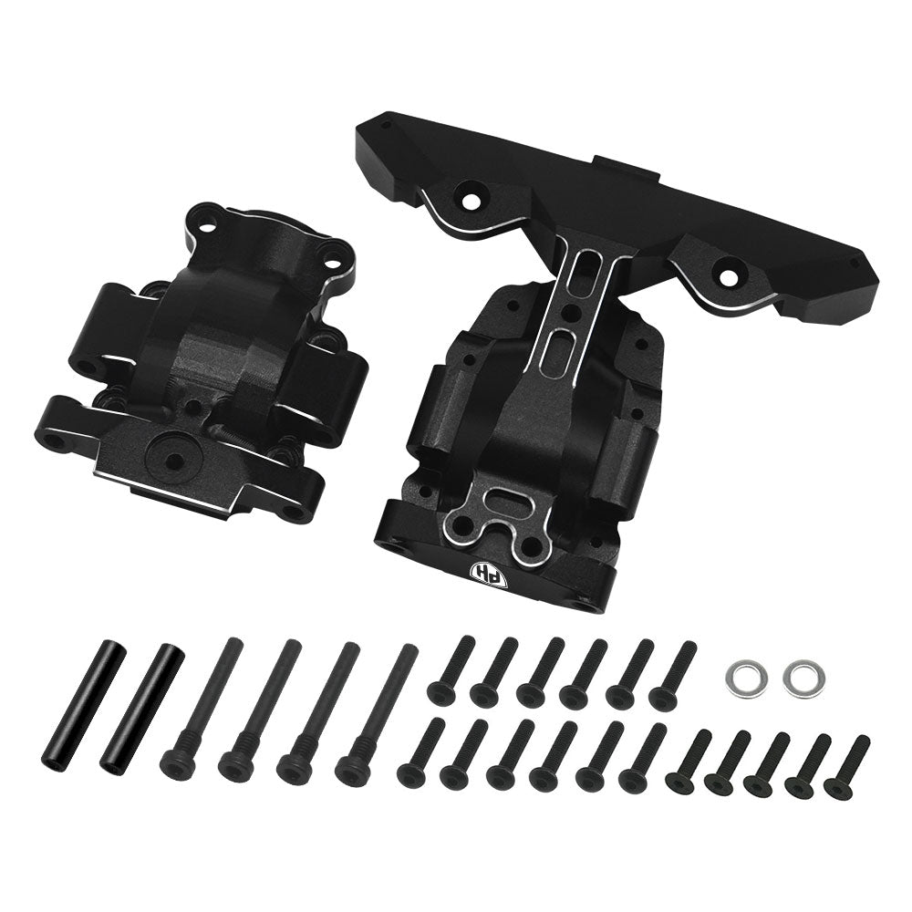 Powerhobby 7075 Aluminum Front Gearbox Black FOR Traxxas Mini Maxx