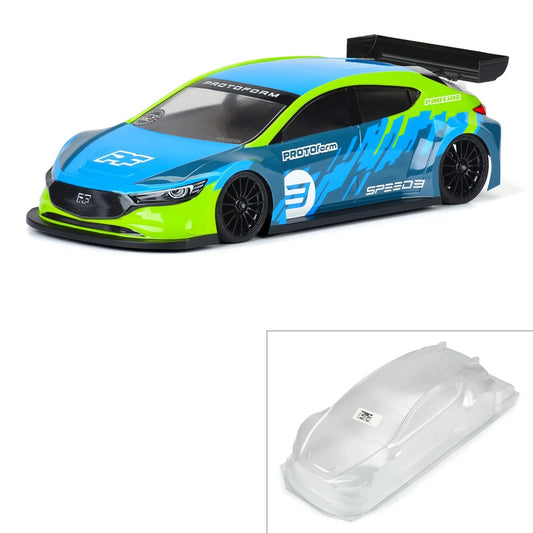 Pro-line Racing PRO158925 1/10 Speed3 Clear Body for 190mm FWD TC - PowerHobby