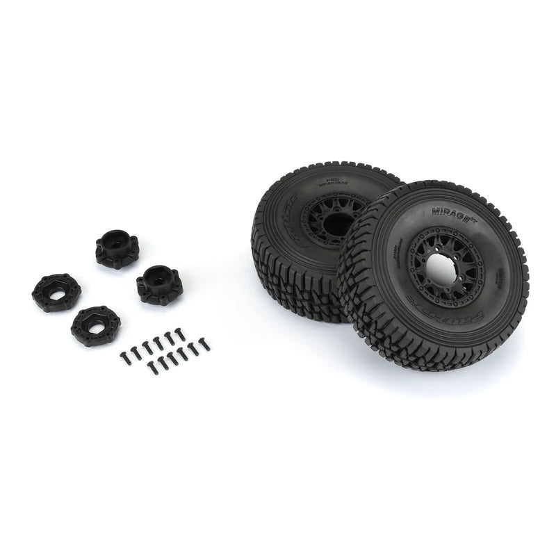 Proline 1022-410 1/7 Mirage TT BELTED F/R Tires MTD 17mm Blk Raid (2): Mojave 6S - PowerHobby