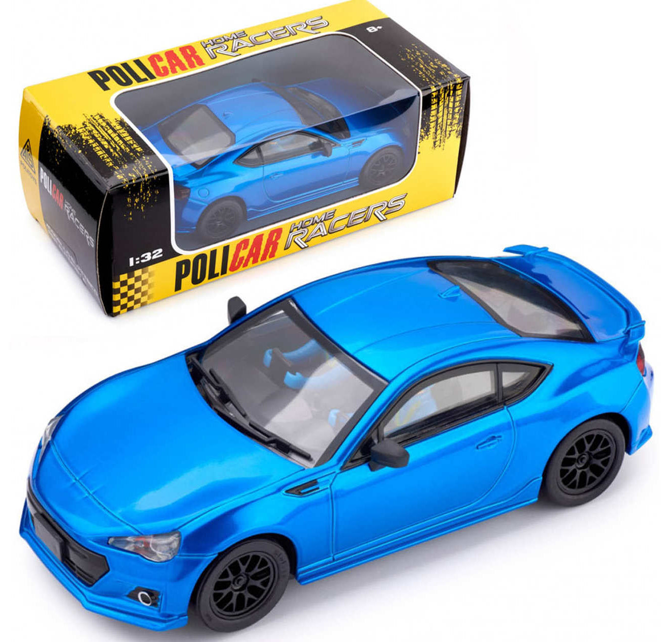 Policar Subaru BRZ Blue 1/32 Slot Car for Slot.it Carrera Scalextric CT01X