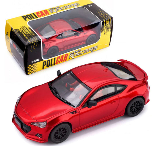 Policar Subaru BRZ Red 1/32 Slot Car for Slot.it Carrera Scalextric SCX Ninco