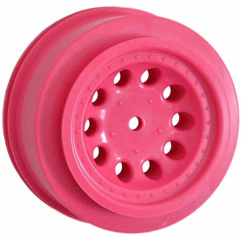 RPM 82327 Revolver Short Course Wheels, for Front Traxxas Slash, Pink