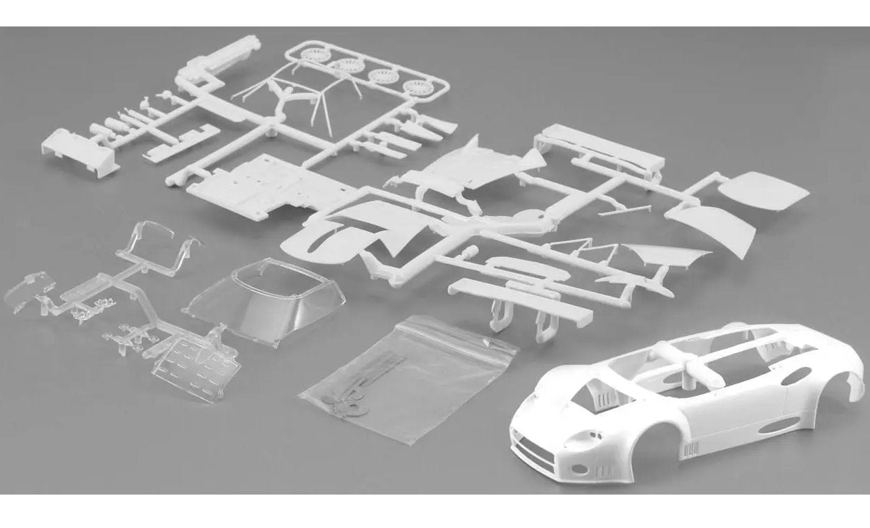 Scaleauto Spyker C8R Complete White Body Kit 1/32 Slot Car SC-3605