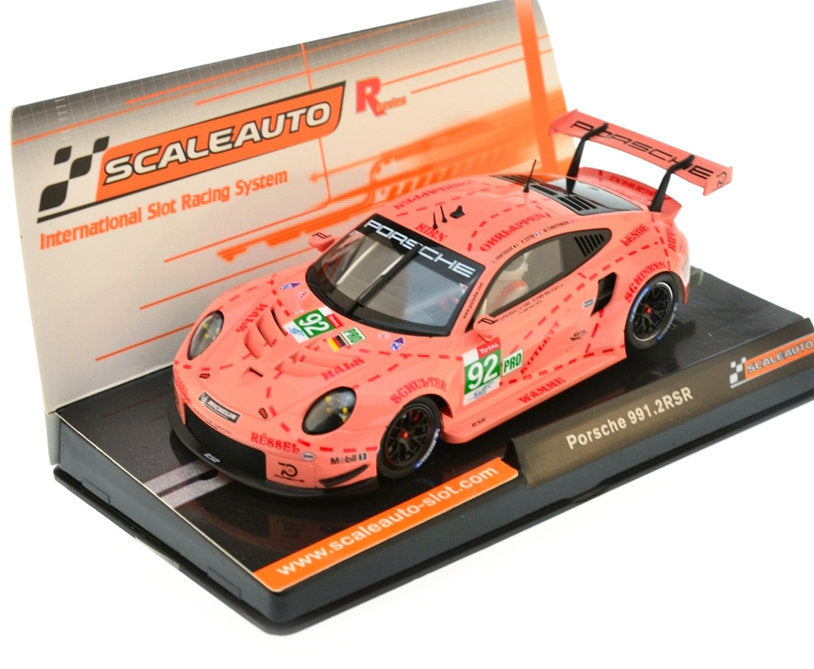 Scaleauto Porsche 911 GT3 RSR LeMans 2018 1/32 Slot Car R-Series SC-6254R