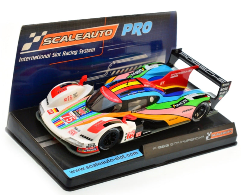 Scaleauto Porsche 963 GTP Penske #75 Le Mans 2023 1/32 Slot Car SC-6334