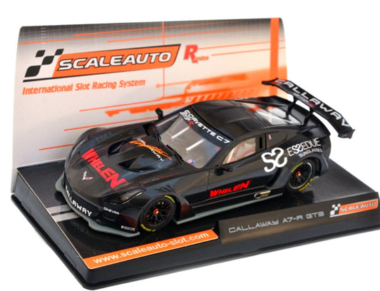 Scaleauto Corvette Callaway C7 GT3 Whelen Presentation R-Series 1/32 Slot Car SC-6349R