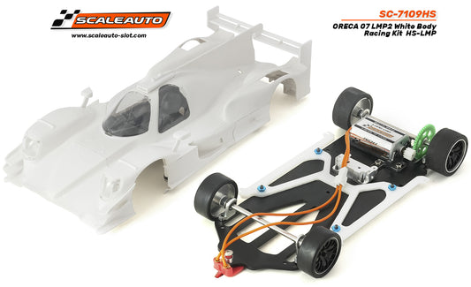 Scaleauto Oreca 07 LMP White Racing Kit 1/24 Slot Car SC-7109HS