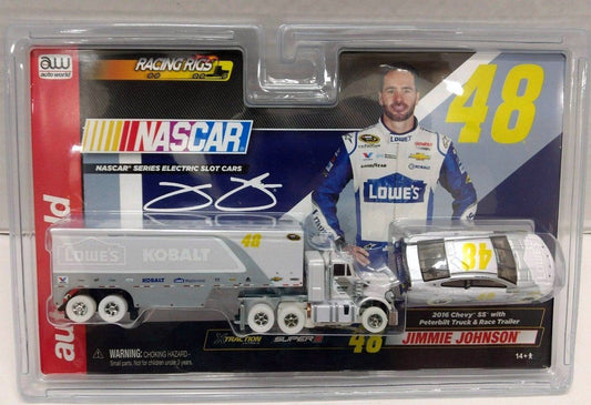 Autoworld Racing Rigs iWheels Jimmie Johnson Nascar Truck SC317 HO Slot Car