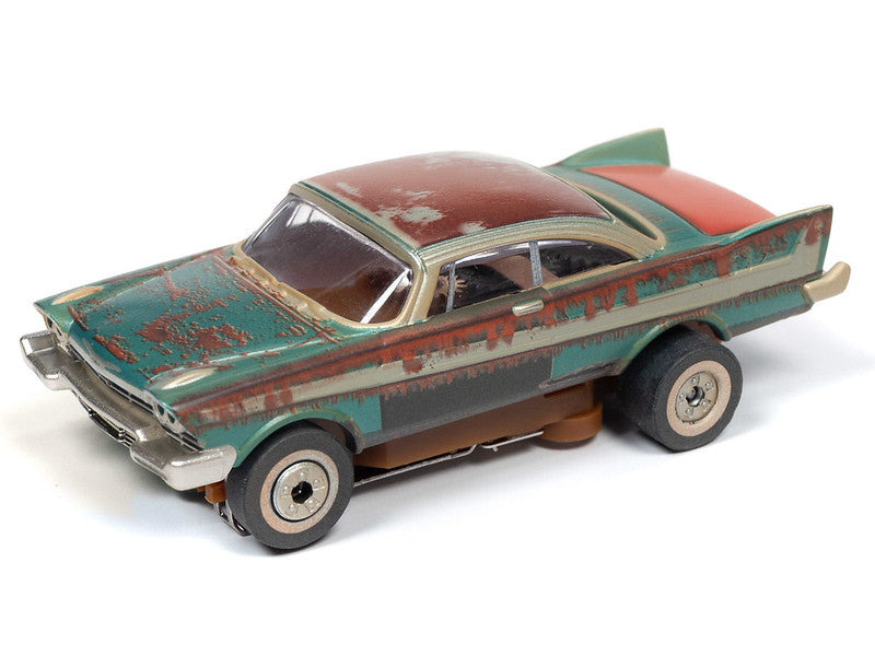 Auto World Bran Finds 1958 Plymouth Belvedere Thunderjet HO Slot Car SC345 fits AFX