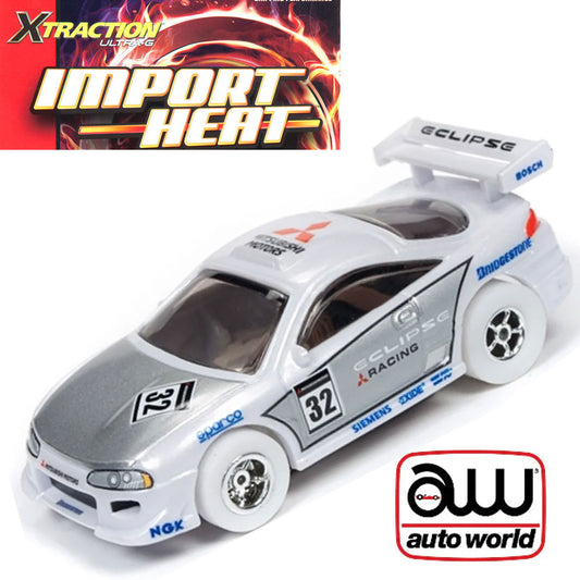 Auto World iWheels 1995 Mitsubishi Eclipse HO Slot Car SC346 Fits AFX