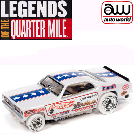 Auto World iWheels Tom The Mongoose Plymouth Duster HO Slot Car SC356