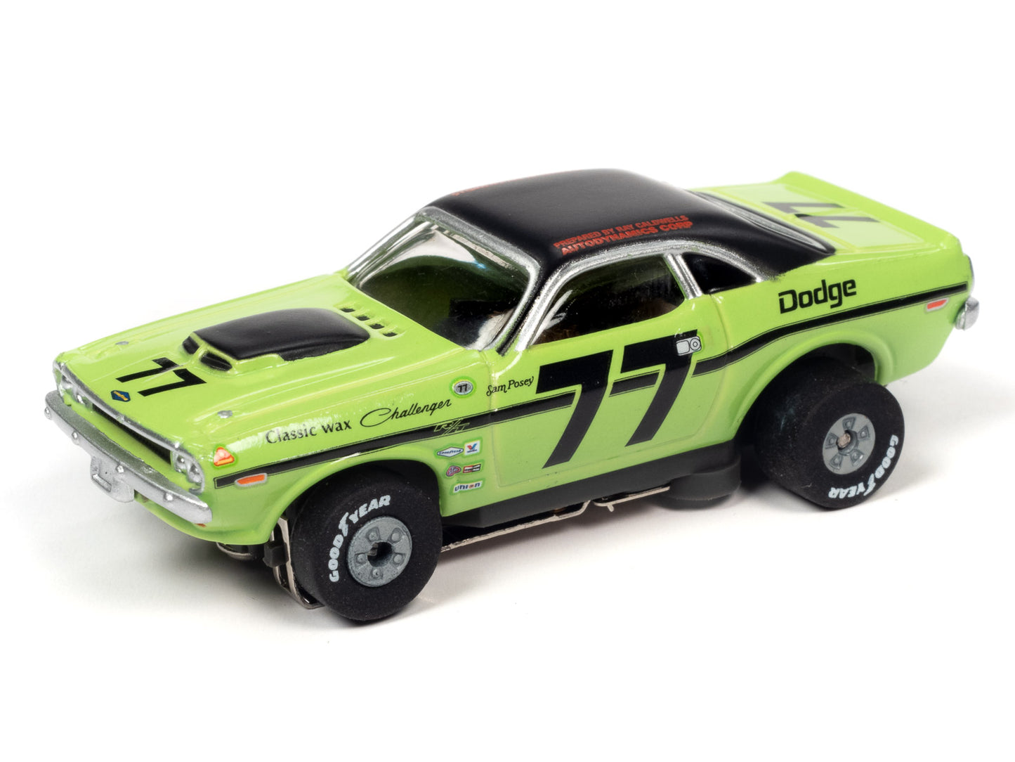 Auto World Sam Posey 1970 Dodge Challenger T/A HO Slot Car SC357 fits AFX