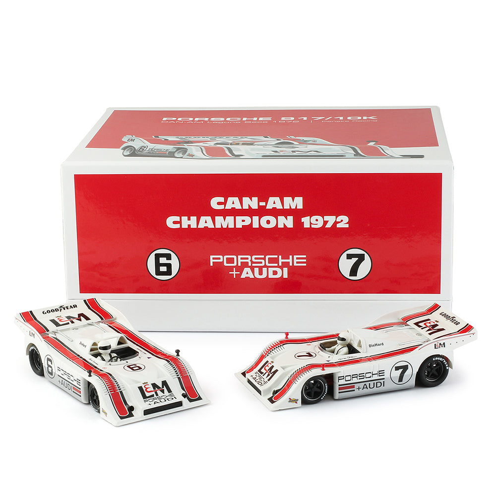 NSR Porsche 917/10K Can-Am Laguna Seca 1972 Twin Pack SET12 1/32 Slot Car