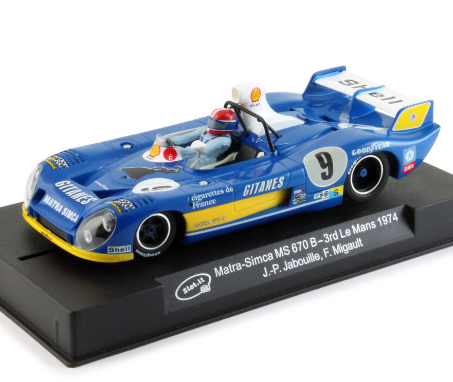 Slot.it Matra Simca MS670B #9 Gitanes Le Mans 1/32 Slot Car CA27B SICA27B