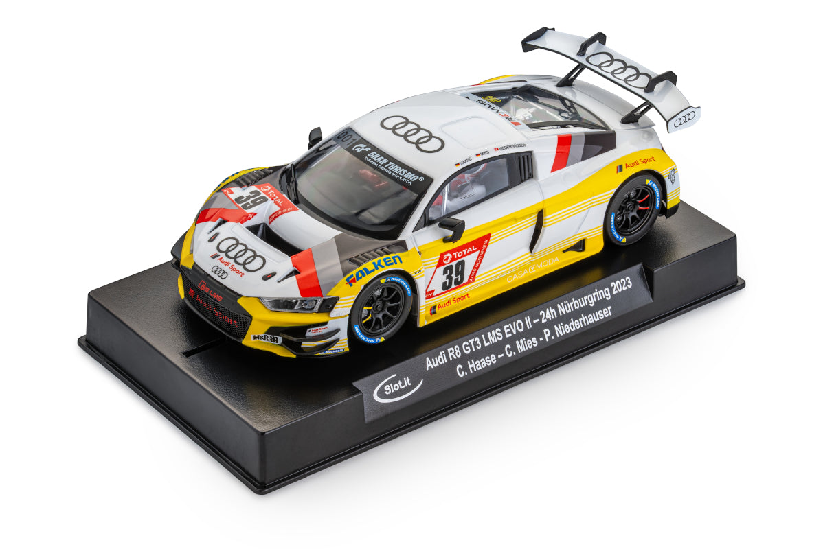 Slot.it Audi R8 GT3 LMS EVO II 24h Nurburgring 2023 1/32 Slot Car SICA58A CA58a