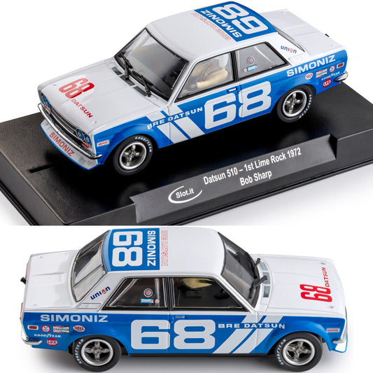 Slot.it Datsun 510 Winner Lime Rock 1972 Bob Sharp 1/32 Slot Car SICA59A CA59A