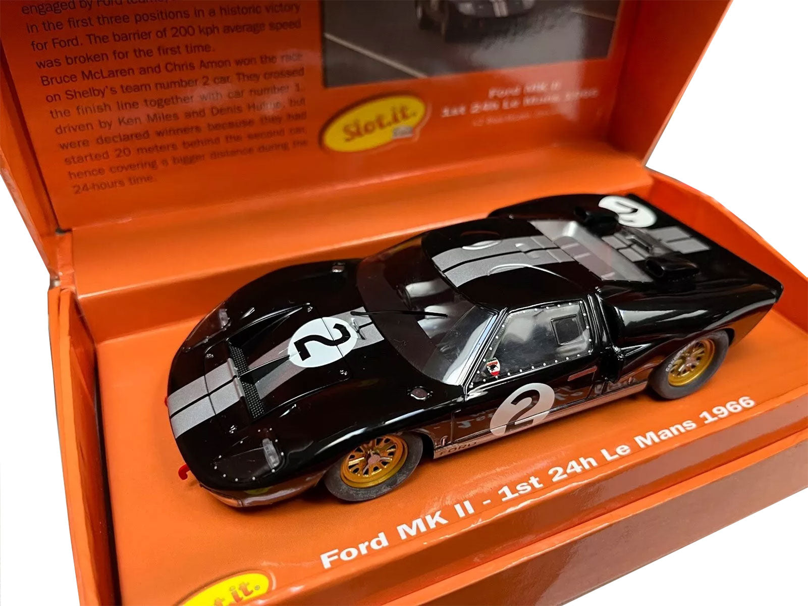 Slot Ford GT40 MkII 2 Le Mans 1966 Winner 1 32 Slot Car SICW10 CW10 PowerHobby