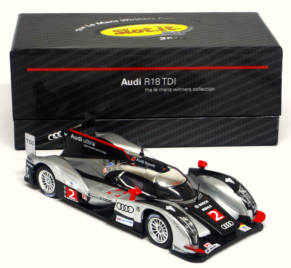 Slot.it Audi R18 TDI #2 Le Mans Winner 2011 1/32 Slot Car CW12 SICW12