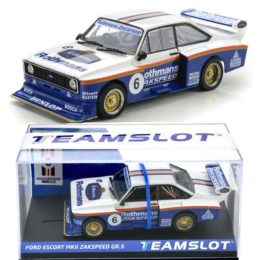 Teamslot Ford Escort MKII Zakspeed Rothmans Team 1/32 Slot Car SRE21