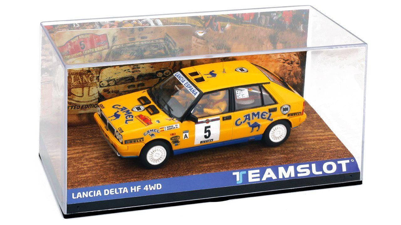 Teamslot Lancia Delta HF Camel Rally Catalunya 1988 Team 1/32 Slot Car SRE23