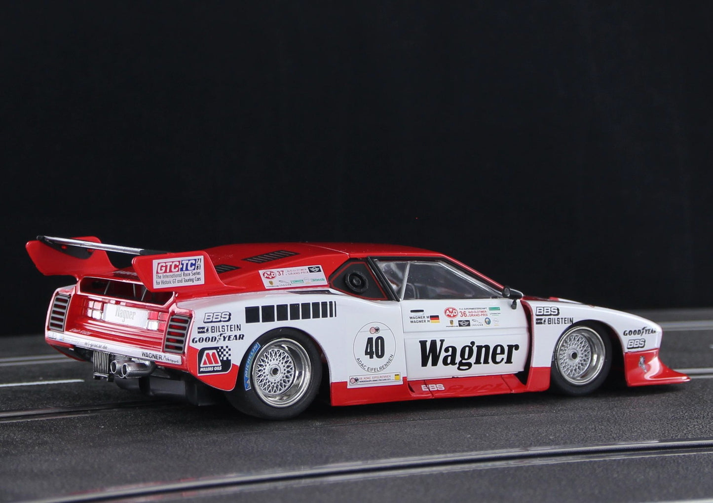 Racer Sideways BMW M1 Turbo Group 5 Wagner Nürburgring 1/32 Slot Car SW84